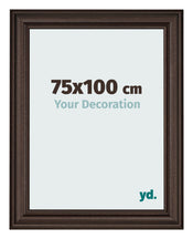 Fotokader 75x100cm Eiken Donker MDF Lazio Voorzijde Maat | Yourdecoration.be