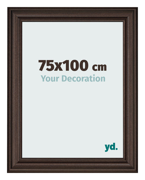 Fotokader 75x100cm Eiken Donker MDF Lazio Voorzijde Maat | Yourdecoration.be