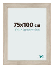 Fotokader 75x100cm Eiken Licht MDF Pisa Voorzijde Maat | Yourdecoration.be