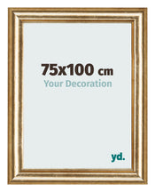 Fotokader 75x100cm Goud Antiek MDF Lazio Voorzijde Maat | Yourdecoration.be