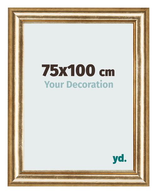Fotokader 75x100cm Goud Antiek MDF Lazio Voorzijde Maat | Yourdecoration.be