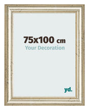 Fotokader 75x100cm Metaalglans MDF Lazio Voorzijde Maat | Yourdecoration.be