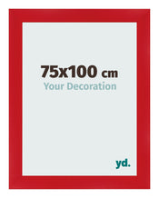 Fotokader 75x100cm Rood MDF Pisa Voorzijde Maat | Yourdecoration.be