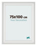 Fotokader 75x100cm Wit Geveegd MDF Lazio Voorzijde Maat | Yourdecoration.be