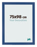 Fotokader 75x98 cm Donkerblauw MDF Bologna Voorzijde Maat | Yourdecoration.be