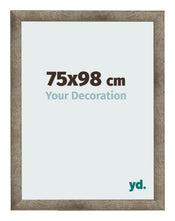 Fotokader 75x98 cm Metaal Vintage MDF Bologna Voorzijde Maat | Yourdecoration.be