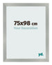Fotokader 75x98cm Aluminium Geborsteld MDF Bologna Voorzijde Maat | Yourdecoration.be