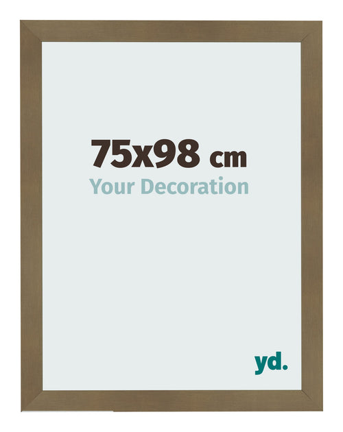 Fotokader 75x98cm Brons Decor MDF Bologna Voorzijde Maat | Yourdecoration.be