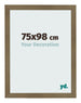 Fotokader 75x98cm Brons Decor MDF Bologna Voorzijde Maat | Yourdecoration.be