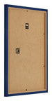 Fotokader 75x98cm Donkerblauw Geveegd MDF Bologna Achterzijde Schuin | Yourdecoration.be