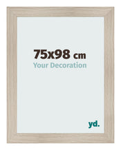 Fotokader 75x98cm Eiken Licht MDF Pisa Voorzijde Maat | Yourdecoration.be