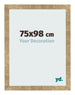 Fotokader 75x98cm Goud Antiek MDF Bologna Voorzijde Maat | Yourdecoration.be