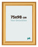 Fotokader 75x98cm Goud Mat MDF Lazio Voorzijde Maat | Yourdecoration.be