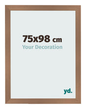 Fotokader 75x98cm Koper Decor MDF Bologna Voorzijde Maat | Yourdecoration.be