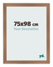 Fotokader 75x98cm Koper Decor MDF Bologna Voorzijde Maat | Yourdecoration.be