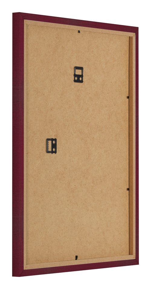 Fotokader 75x98cm Wijnrood Geveegd MDF Bologna Achterzijde Schuin | Yourdecoration.be