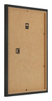 Fotokader 75x98cm Zwart Mat MDF Bologna Achterzijde Schuin | Yourdecoration.be