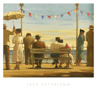 Jack Vettriano   The Pier Kunstdruck 72x67cm | Yourdecoration.de