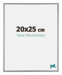 Kent Aluminium Fotokader 20x25cm Platina Voorzijde Maat | Yourdecoration.be