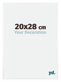 Kent Aluminium Fotokader 20x28cm Wit Hoogglans Voorzijde Maat | Yourdecoration.be