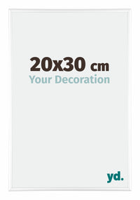Kent Aluminium Fotokader 20x30cm Wit Hoogglans Voorzijde Maat | Yourdecoration.be