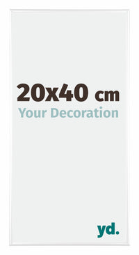 Kent Aluminium Fotokader 20x40cm Wit Hoogglans Voorzijde Maat | Yourdecoration.be