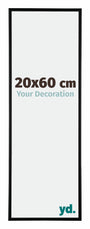Kent Aluminium Fotokader 20x60cm Zwart Mat Voorzijde Maat | Yourdecoration.be