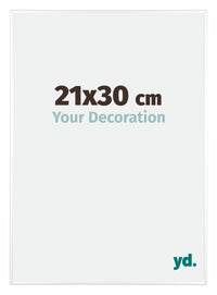 Kent Aluminium Fotokader 21x30cm Wit Hoogglans Voorzijde Maat | Yourdecoration.be