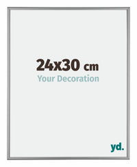 Kent Aluminium Fotokader 24x30cm Platina Voorzijde Maat | Yourdecoration.be