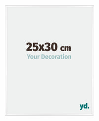 Kent Aluminium Fotokader 25x30cm Wit Hoogglans Voorzijde Maat | Yourdecoration.be