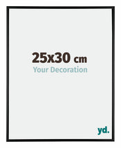 Kent Aluminium Fotokader 25x30cm Zwart Hoogglans Voorzijde Maat | Yourdecoration.be