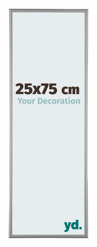 Kent Aluminium Fotokader 25x75cm Platina Voorzijde Maat | Yourdecoration.be