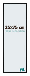Kent Aluminium Fotokader 25x75cm Zwart Mat Voorzijde Maat | Yourdecoration.be