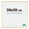 Kent Aluminium Fotokader 30x30cm Goud Voorzijde Maat | Yourdecoration.be