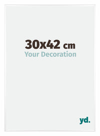 Kent Aluminium Fotokader 30x42cm Wit Hoogglans Voorzijde Maat | Yourdecoration.be
