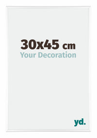 Kent Aluminium Fotokader 30x45cm Wit Hoogglans Voorzijde Maat | Yourdecoration.be