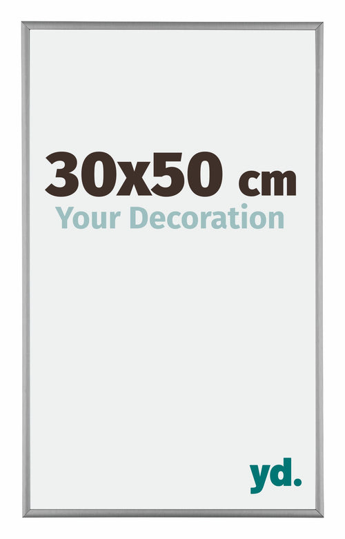 Kent Aluminium Fotokader 30x50cm Platina Voorzijde Maat | Yourdecoration.be