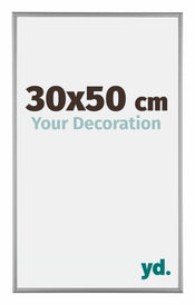 Kent Aluminium Fotokader 30x50cm Platina Voorzijde Maat | Yourdecoration.be