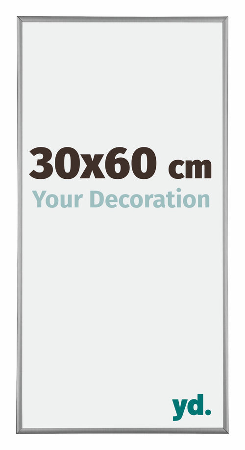Kent Aluminium Fotokader 30x60cm Platina Voorzijde Maat | Yourdecoration.be