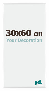 Kent Aluminium Fotokader 30x60cm Wit Hoogglans Voorzijde Maat | Yourdecoration.be