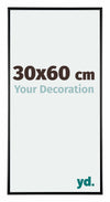 Kent Aluminium Fotokader 30x60cm Zwart Hoogglans Voorzijde Maat | Yourdecoration.be