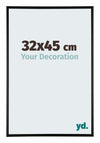 Kent Aluminium Fotokader 32x45cm Zwart Hoogglans Voorzijde Maat | Yourdecoration.be
