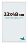 Kent Aluminium Fotokader 33x48cm Zilver Hoogglans Voorzijde Maat | Yourdecoration.be