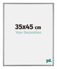 Kent Aluminium Fotokader 35x45cm Platina Voorzijde Maat | Yourdecoration.be