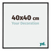 Kent Aluminium Fotokader 40x40cm Zwart Mat Voorzijde Maat | Yourdecoration.be