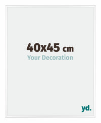 Kent Aluminium Fotokader 40x45cm Wit Hoogglans Voorzijde Maat | Yourdecoration.be