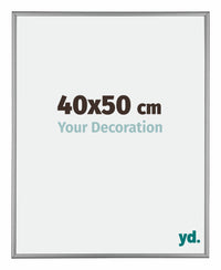 Kent Aluminium Fotokader 40x50cm Platina Voorzijde Maat | Yourdecoration.be