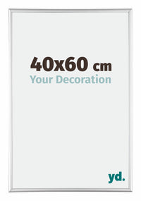 Kent Aluminium Fotokader 40x60cm Zilver Hoogglans Voorzijde Maat | Yourdecoration.be