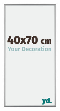 Kent Aluminium Fotokader 40x70cm Platina Voorzijde Maat | Yourdecoration.be