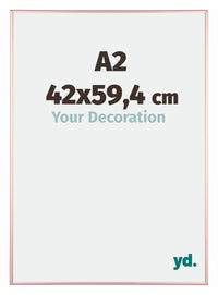 Kent Aluminium Fotokader 42x59 4cm A2 Koper Voorzijde Maat | Yourdecoration.be